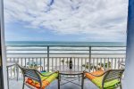 Amazing direct ocean front views from the private balcony